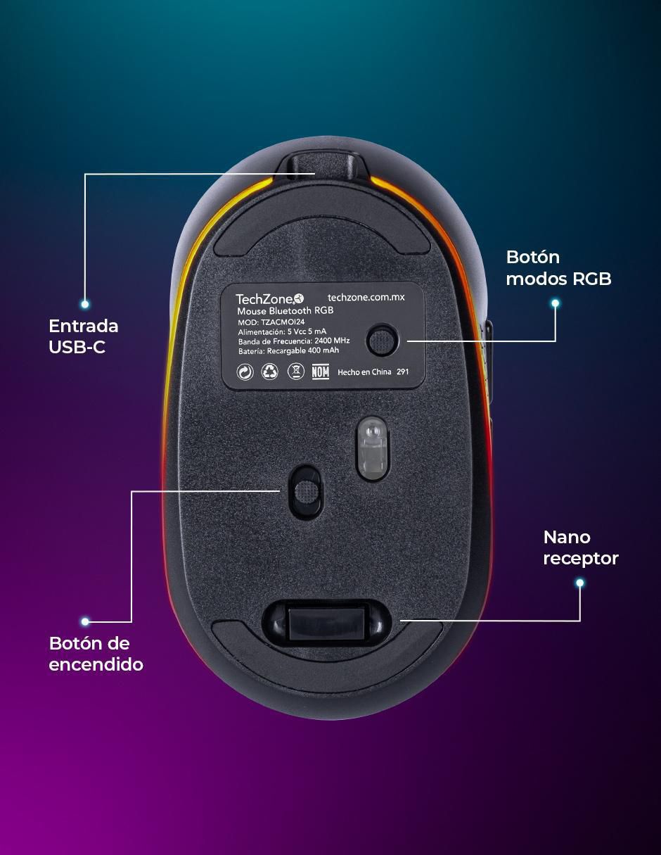 Mouse Inalámbrico tzacmoi24 3