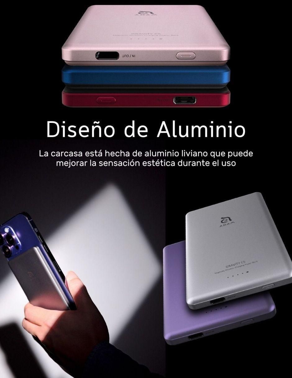 Batería portátil 5000 mAh APBADGVC5PK