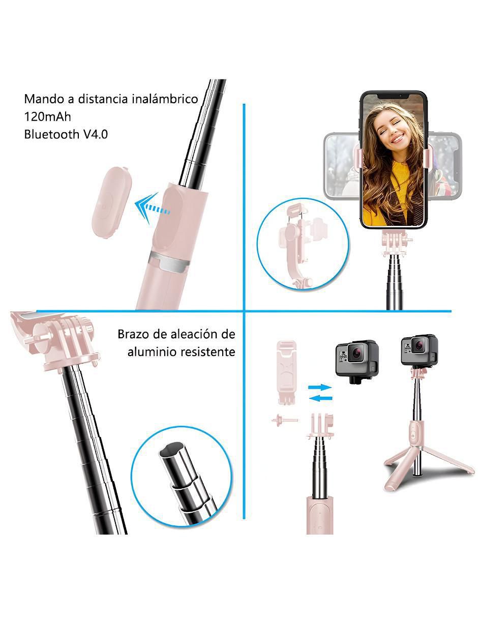 Selfie stick Xtllar607 con control remoto