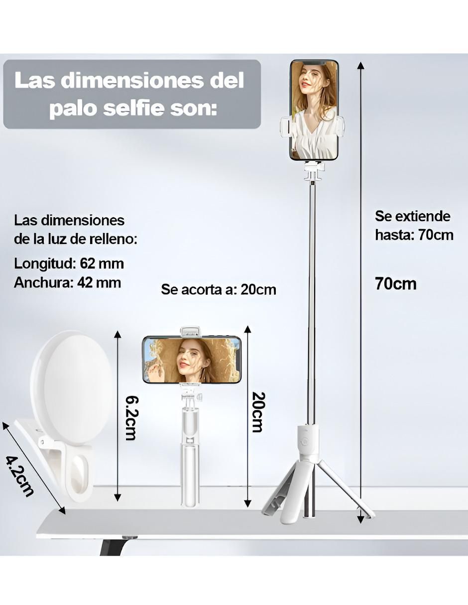 Selfie stick Xtllar812 con control remoto
