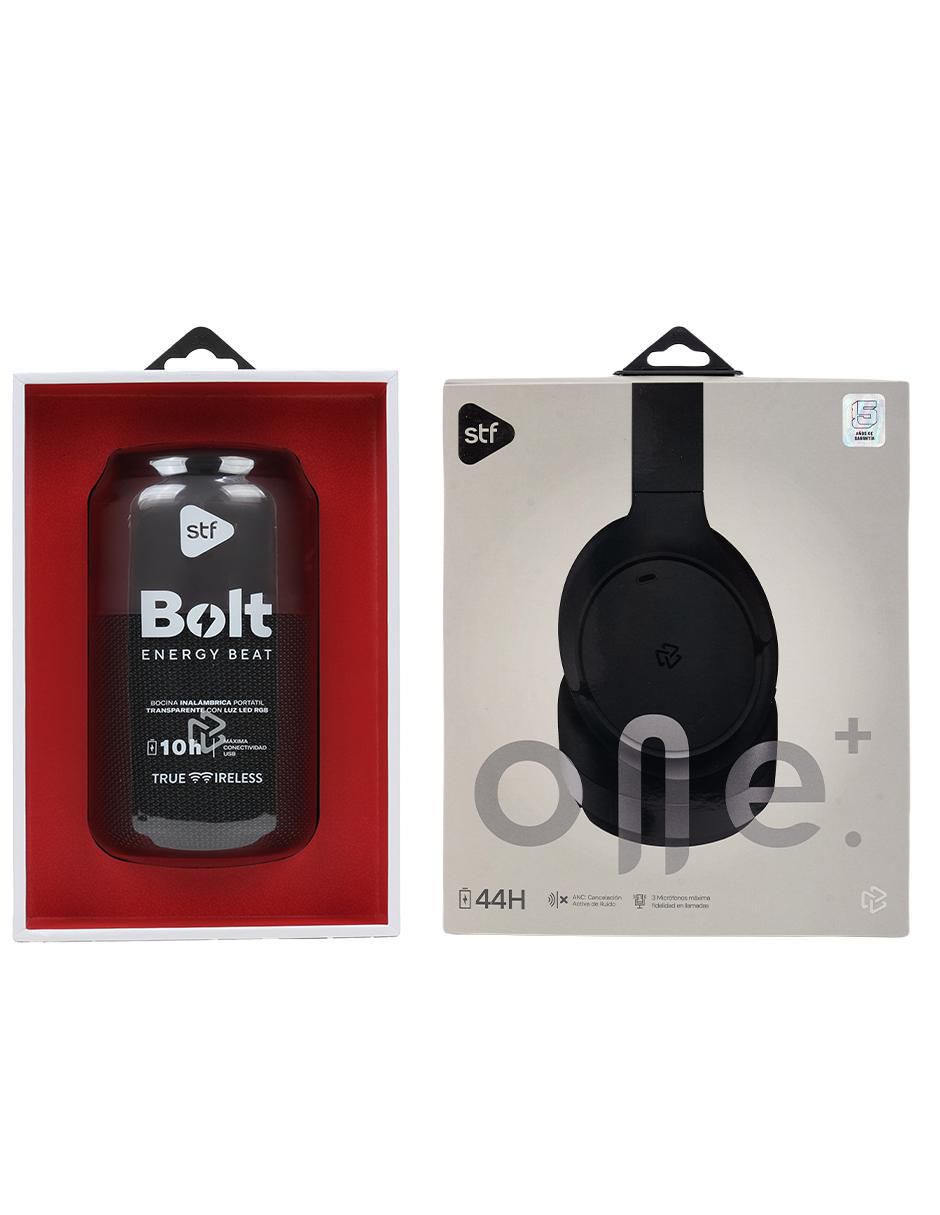Audífonos On-Ear One Plus+ Bocina Bolt alámbricos e inalámbricos con cancelación de ruido