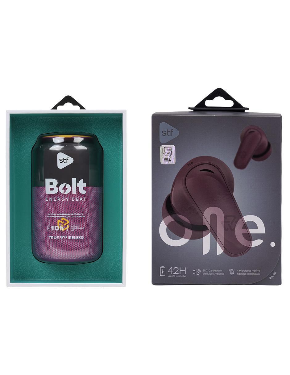 Audífonos True Wireless One + Bocina Bolt inalámbricos 7