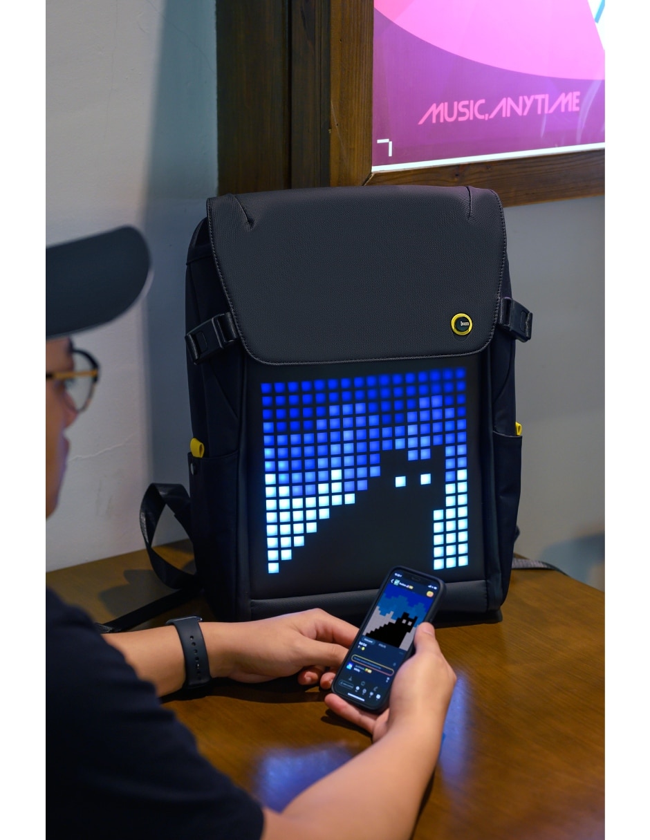 Mochila casual Con Pantalla Led impermeable 12