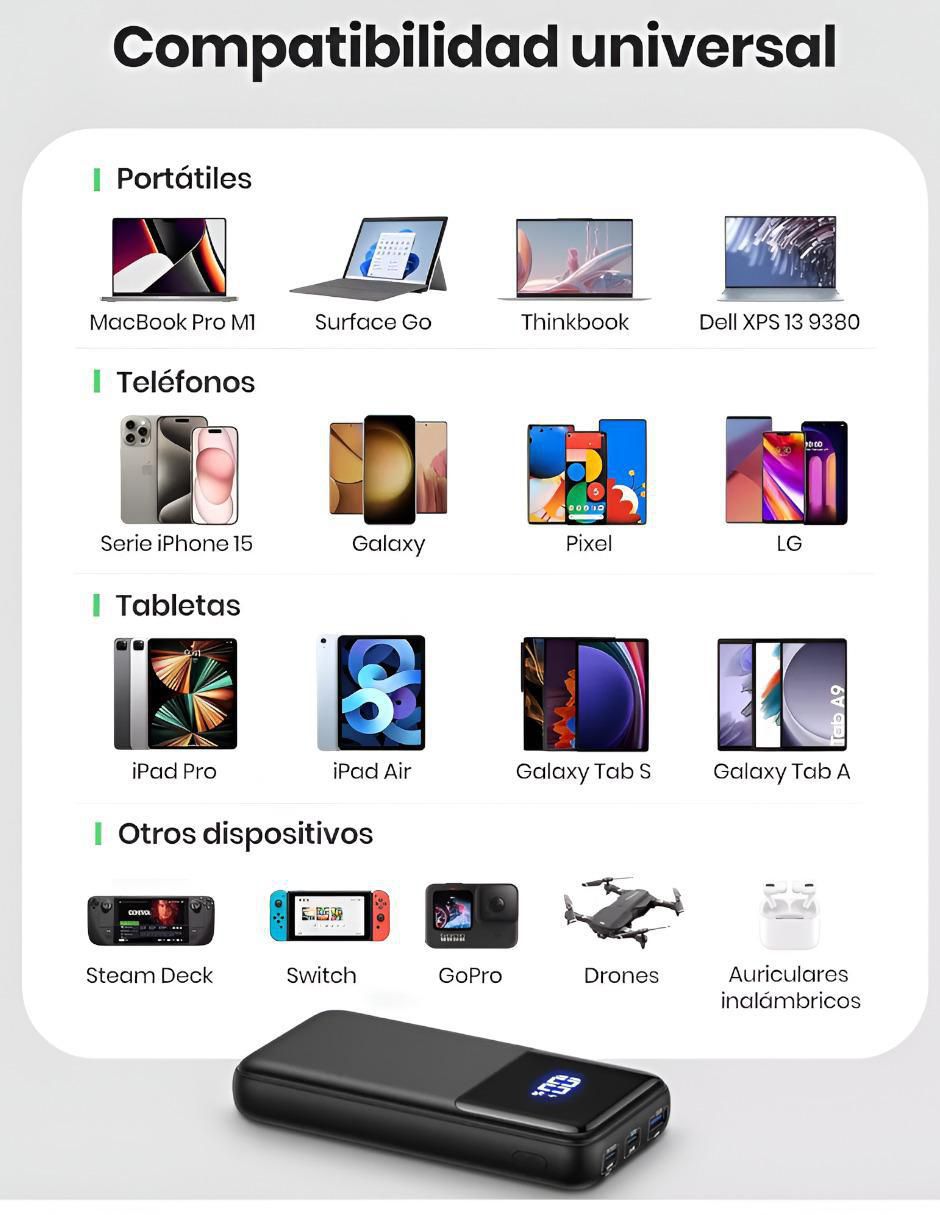 Batería portátil XTELLAR 2600 mAh