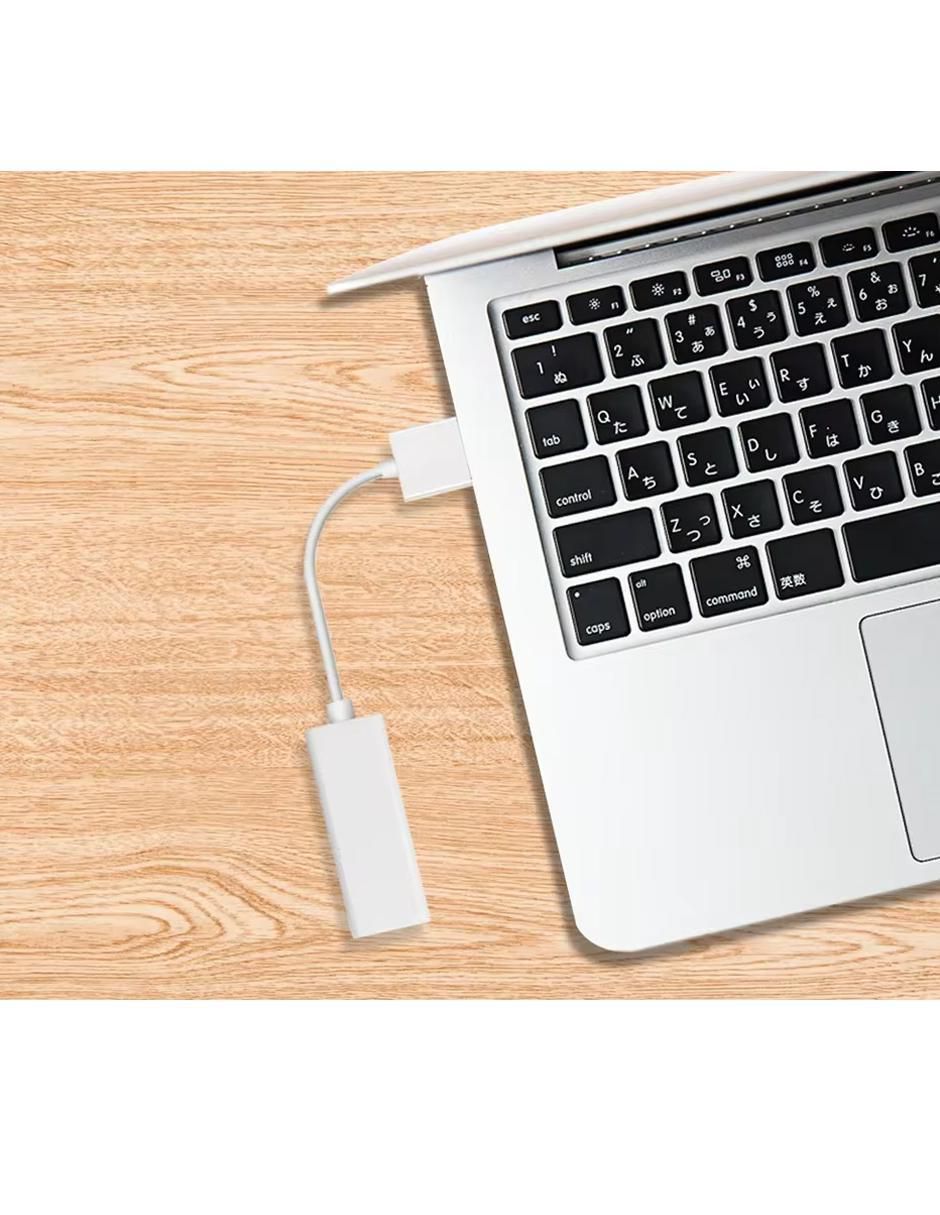 Adaptador de red ethernet USB 2.0 10/100 mbps 3