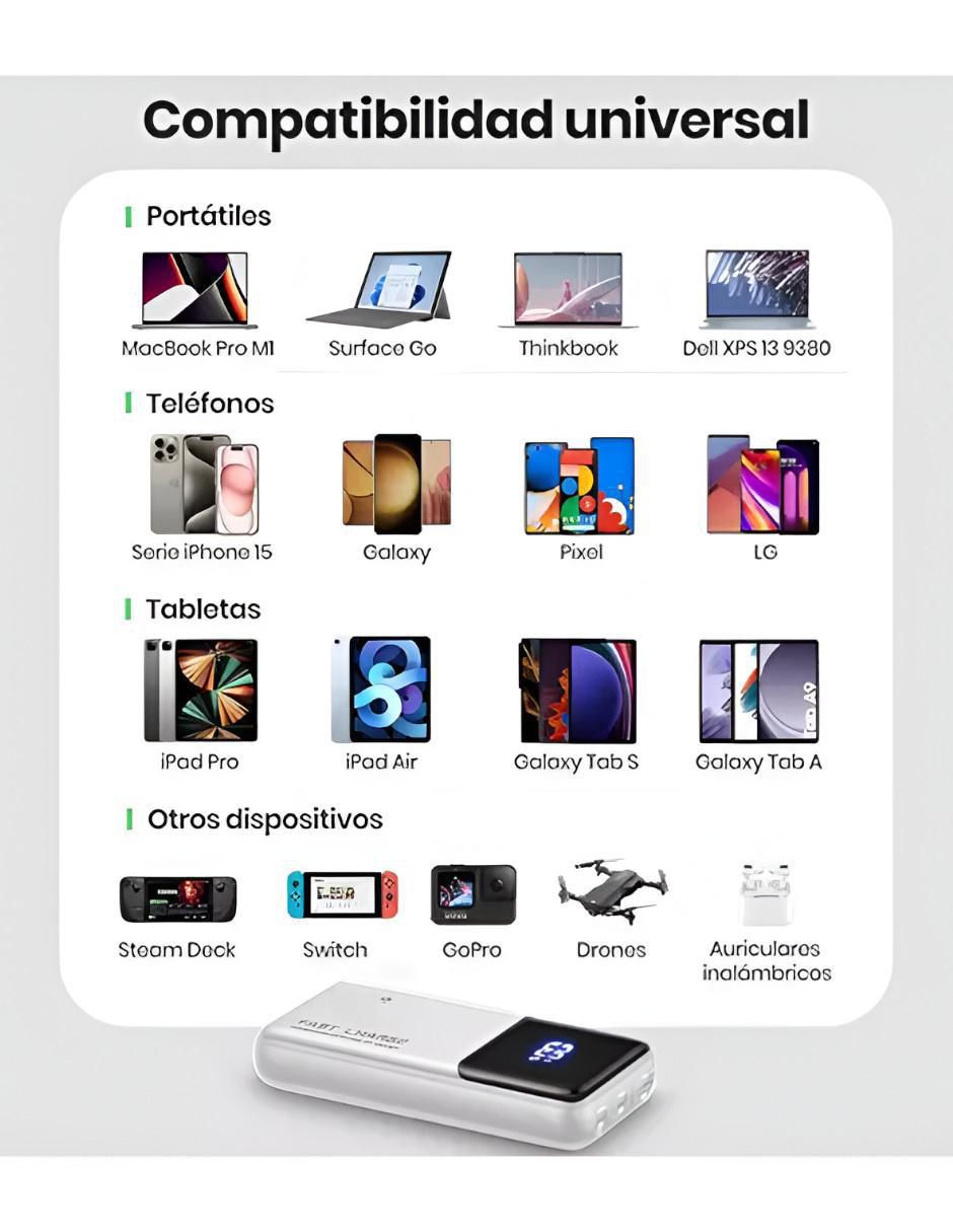 Batería portátil 27000 mAh XTLLAR2704 2