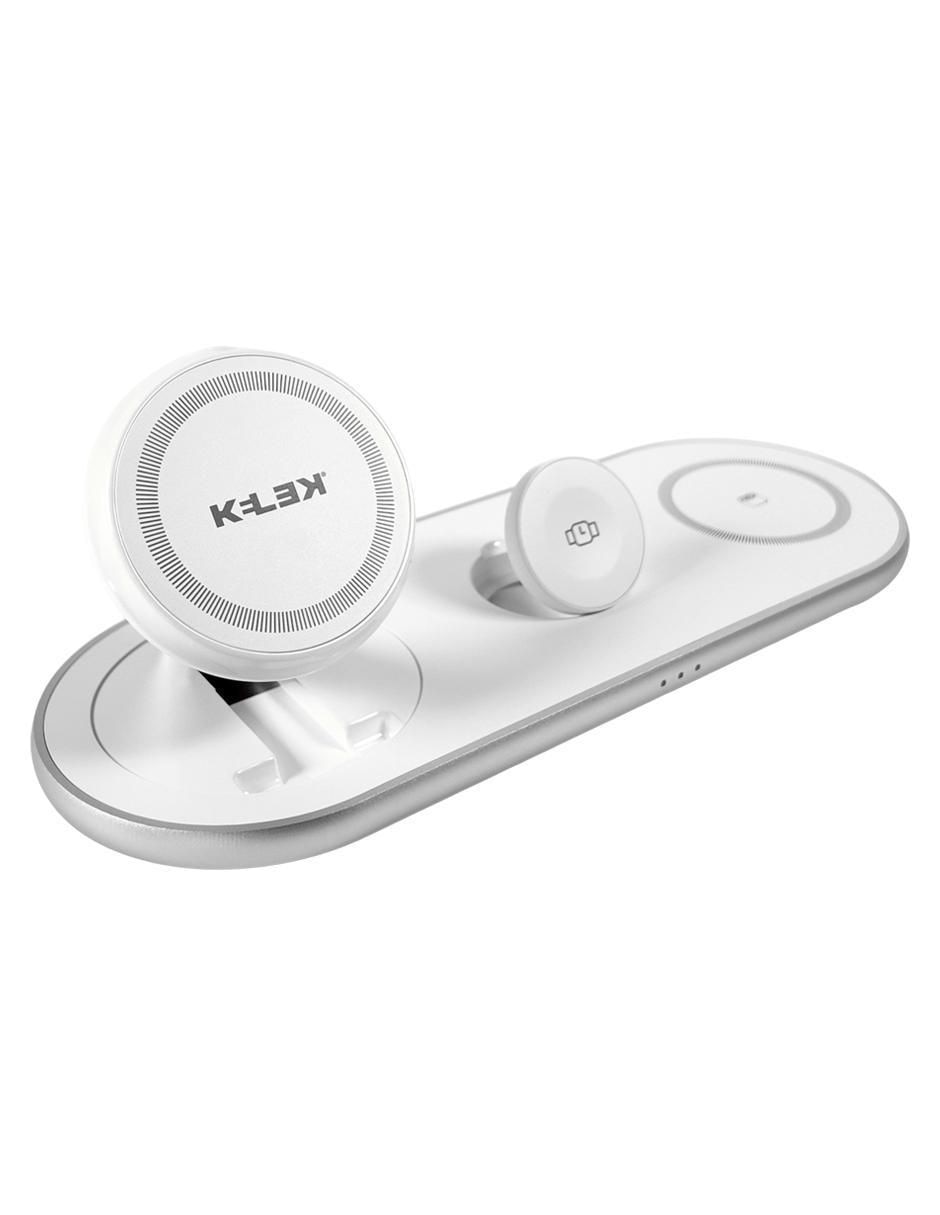 Cargador inalámbrico de 15 W USB + USB tipo C Q1-3-B1 2