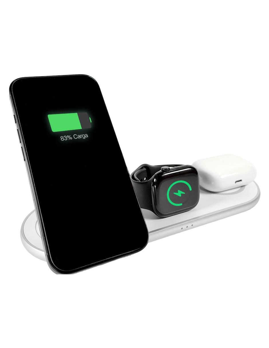 Cargador inalámbrico de 15 W USB + USB tipo C Q1-3-B1 3