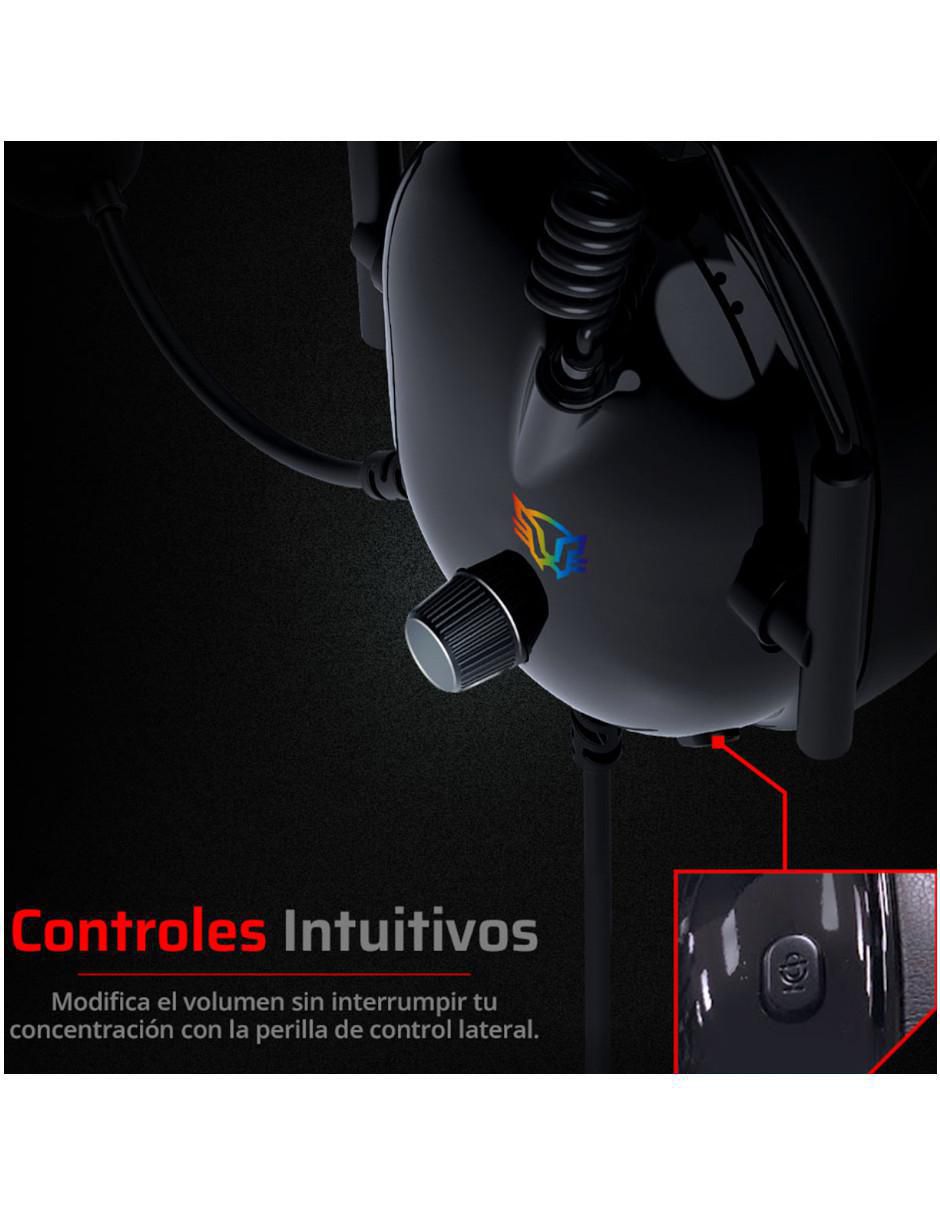 Audífonos gamer Over-Ear HA757 alámbricos 4