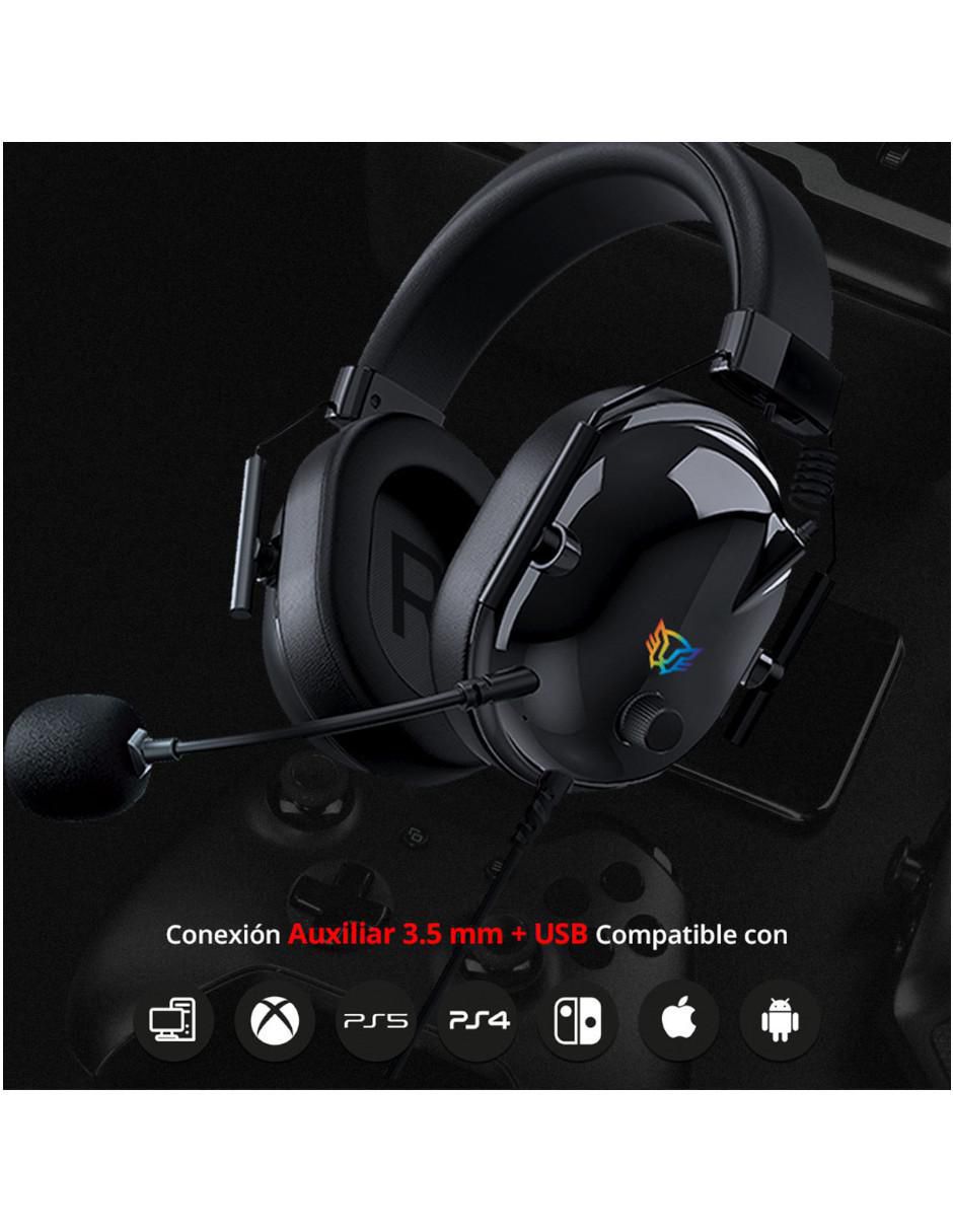 Audífonos gamer Over-Ear HA757 alámbricos 5