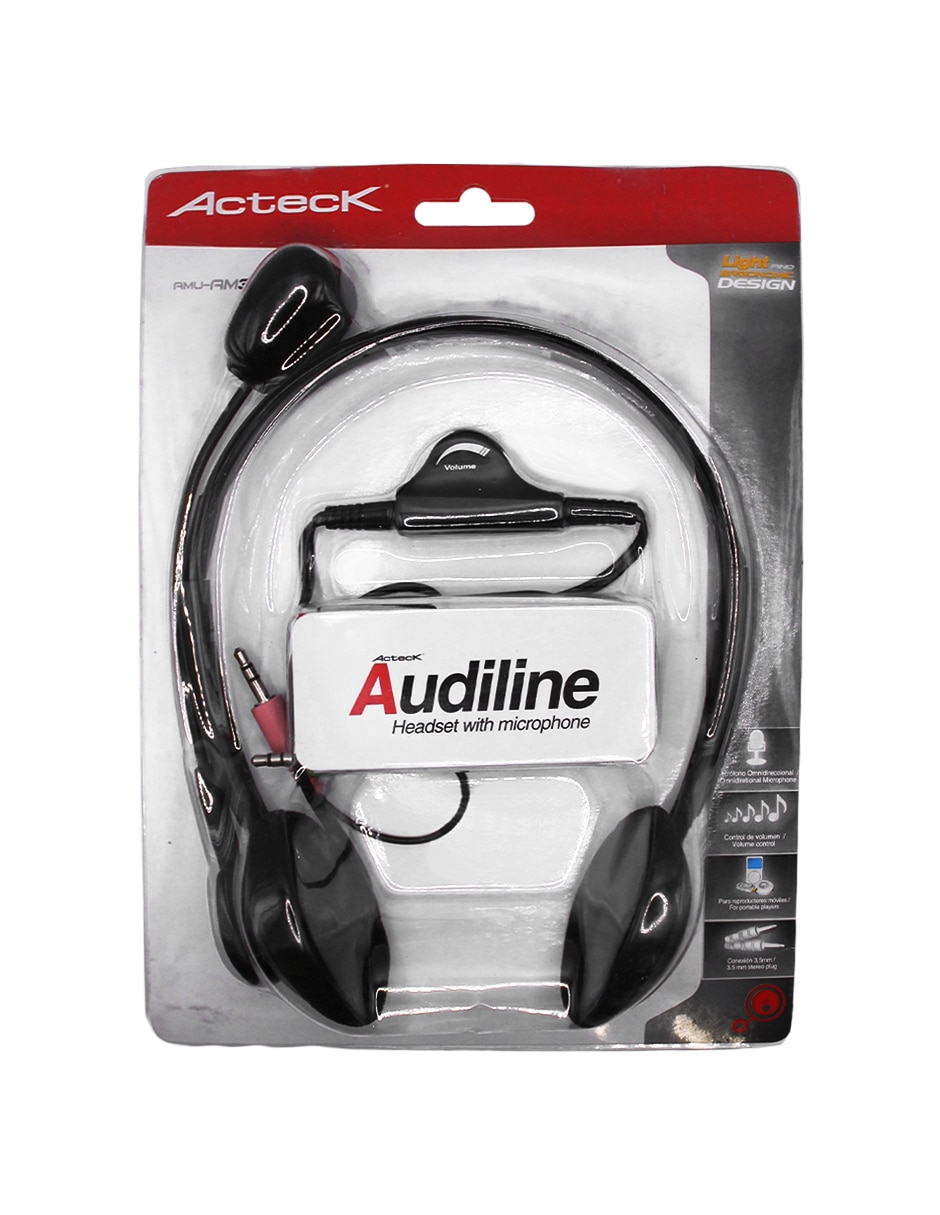 Audífonos De Diadema Amu-Am380 alámbricos