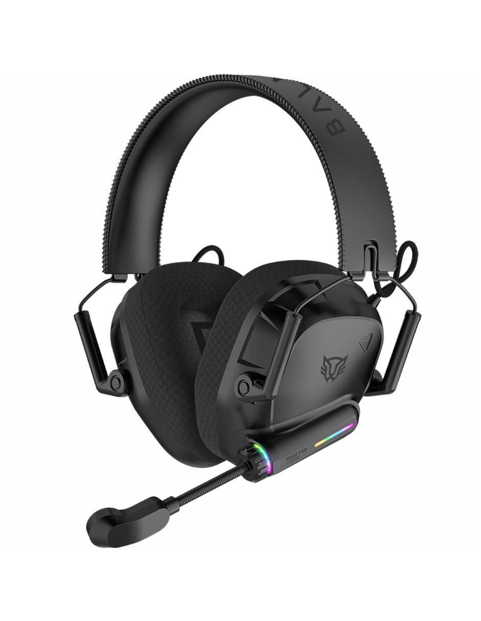 Audífonos gamer Over-Ear PILOT PRO HS808 inalámbricos