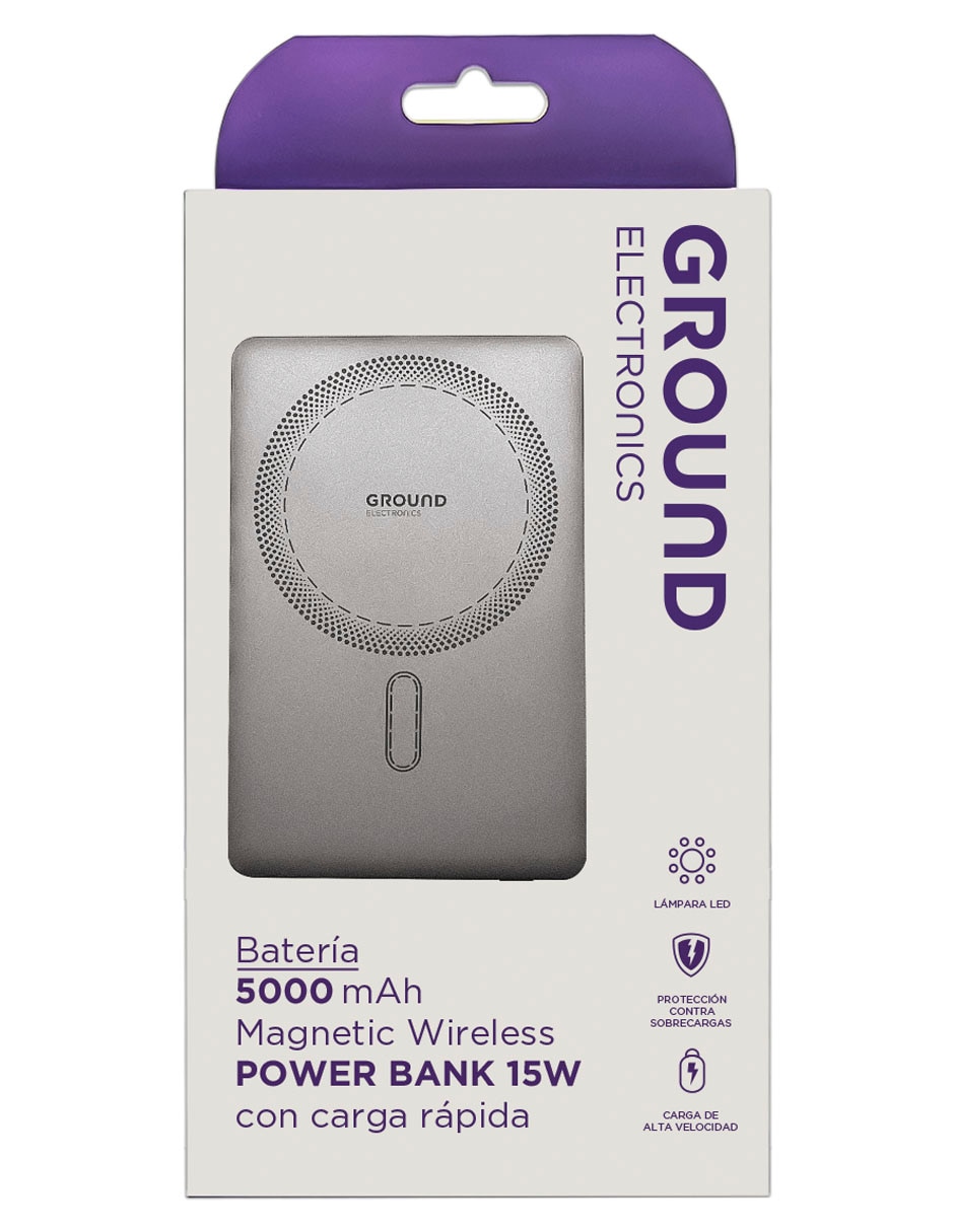Batería portatil Ground 5000 mAh