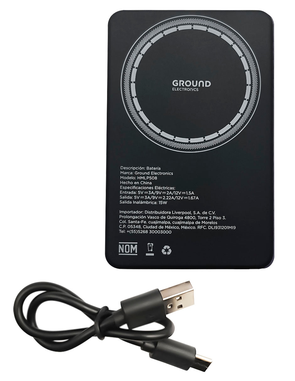 BaterÍa portátil 10000 mAh 5