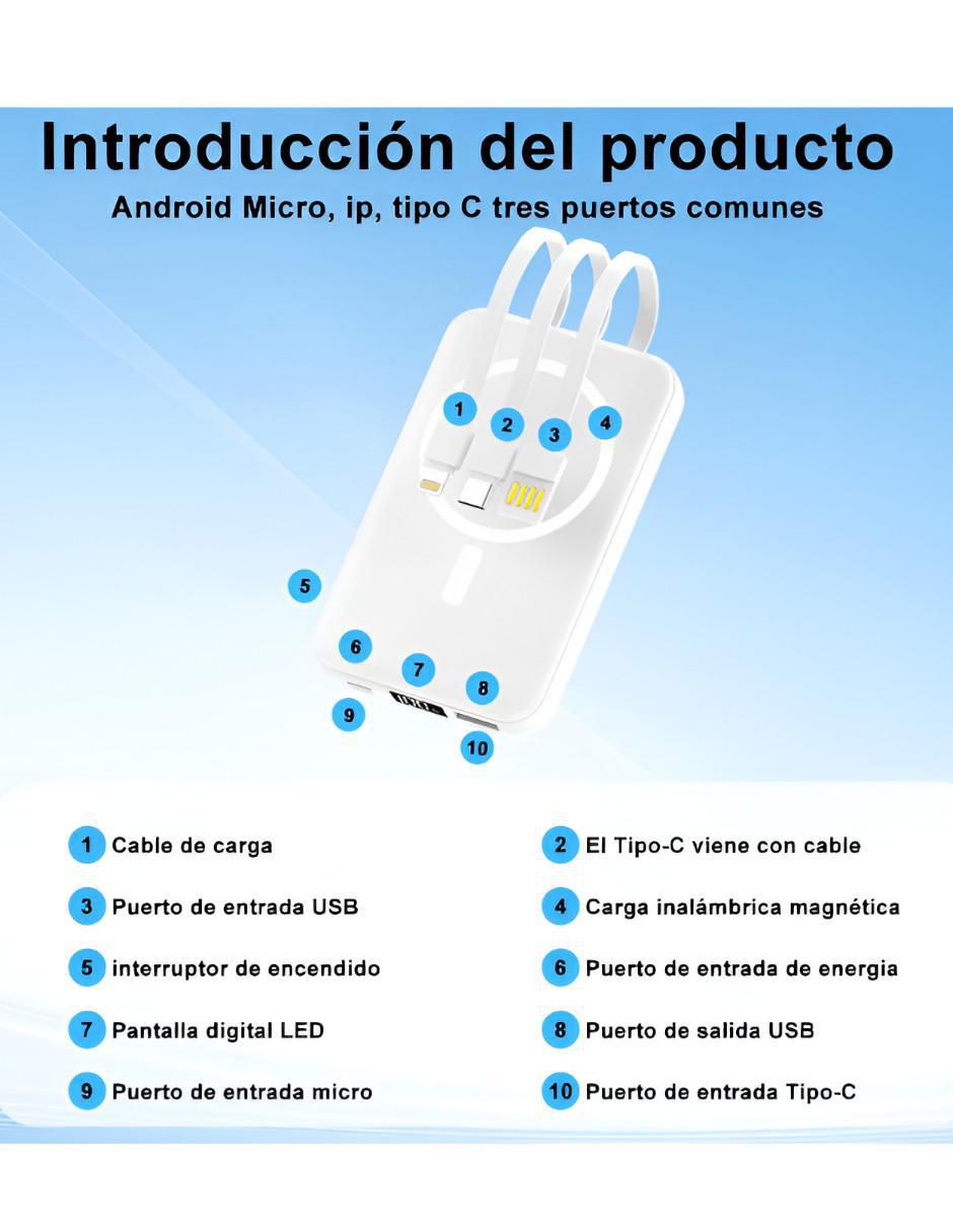 Batería portátil Xtellar 20000 mah