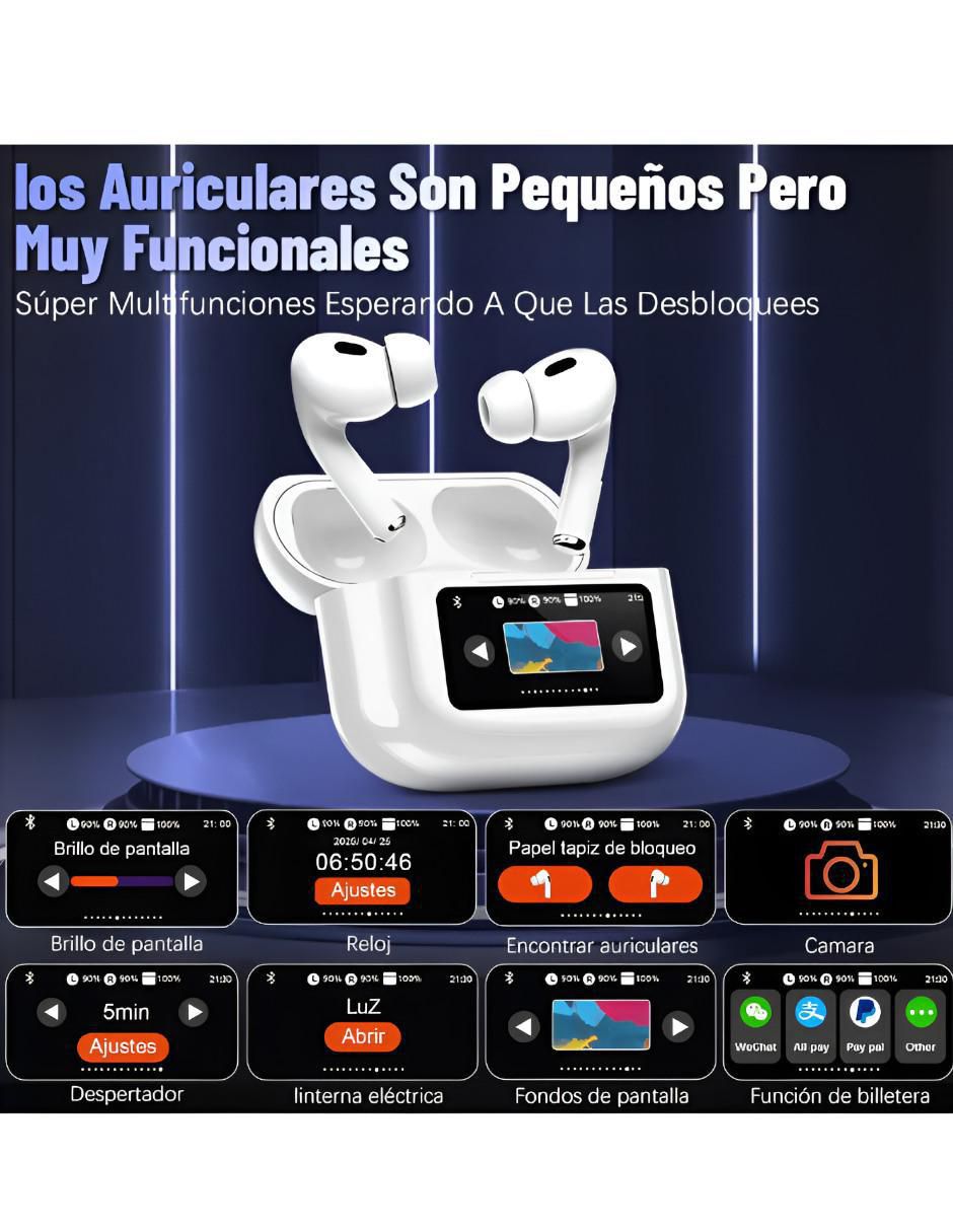 Audífonos In-Ear inalámbricos con cancelación de ruido
