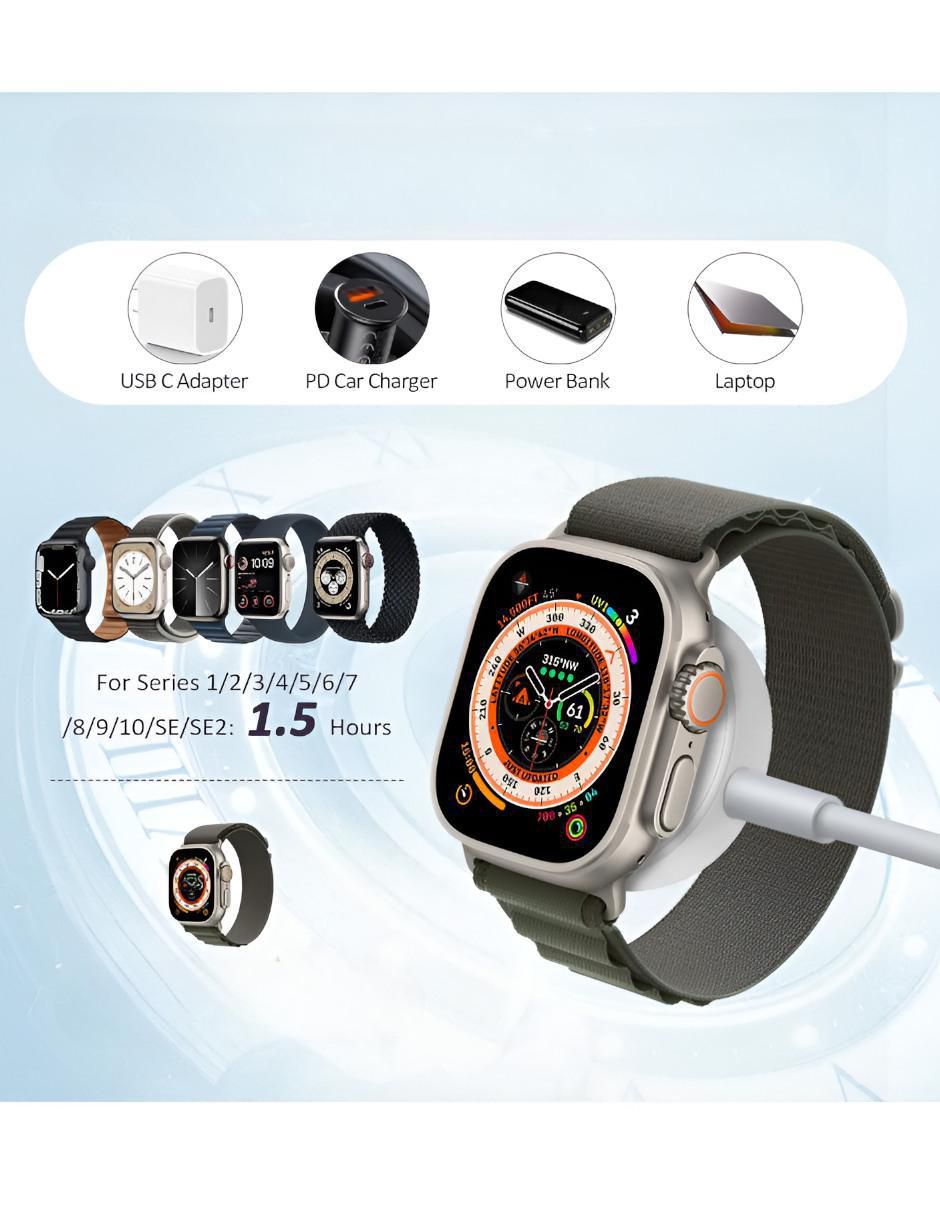 Cargador inalámbrico lightning 20 W 3
