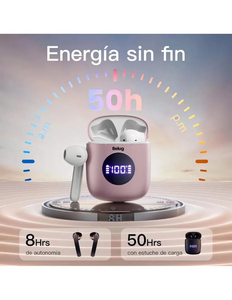 Audífonos In-Ear Con Carga Inalámbrica inalámbricos con cancelación de ruido