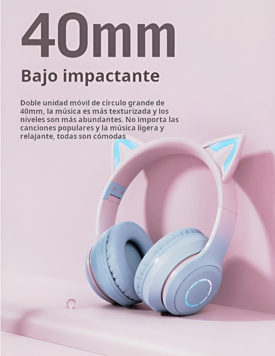 Audífonos De Diadema alámbricos e inalámbricos