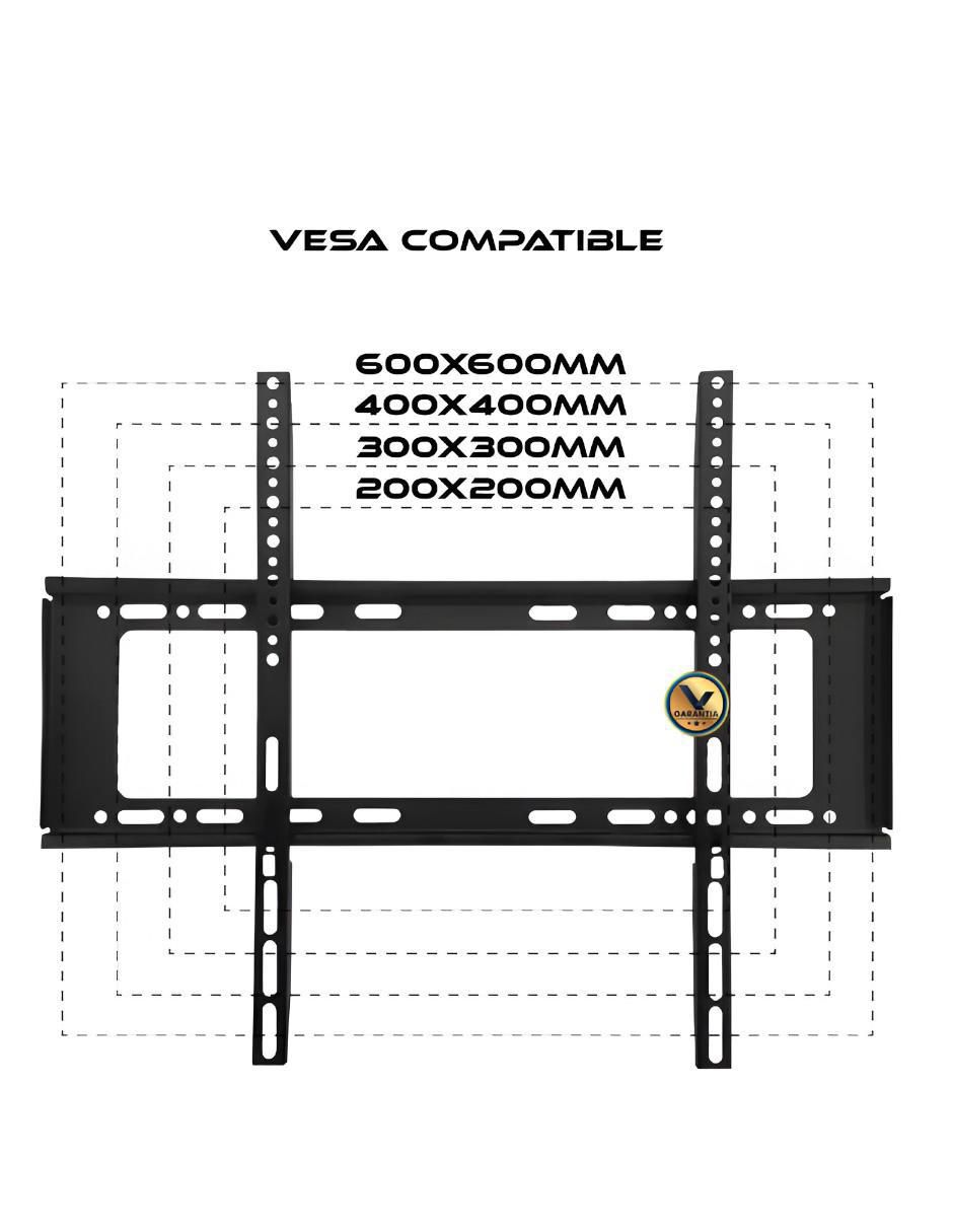Soporte de pared para pantalla portátil 40 - 80 pulgadas