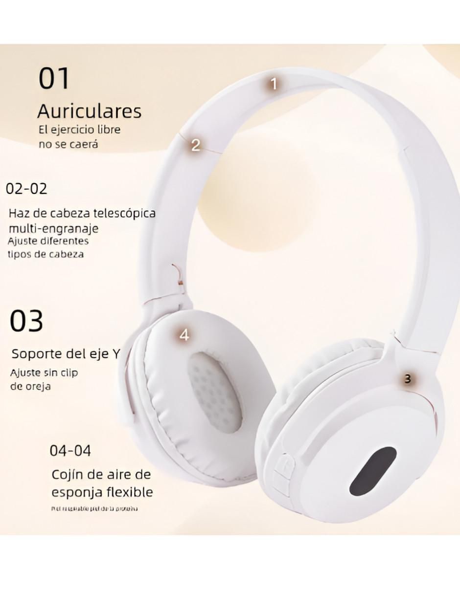 Audífonos Over-Ear 7245 inalámbricos con cancelacion de ruido 2