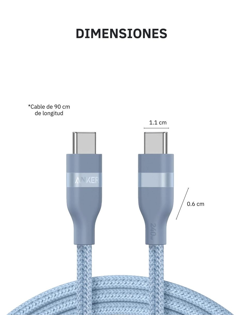 Cable USB a tipo C de 0.9 m 7