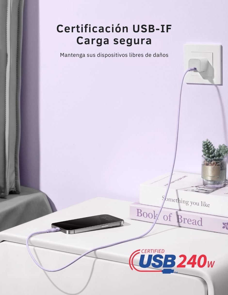 Cable USB a tipo C de 0.9 m 6