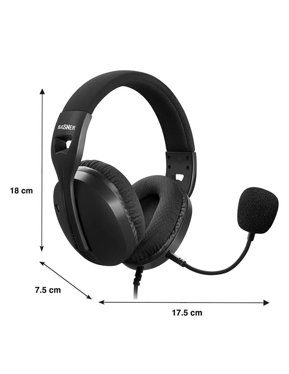 Audífonos gamer Over-Ear BASH-4204 alámbrico 6