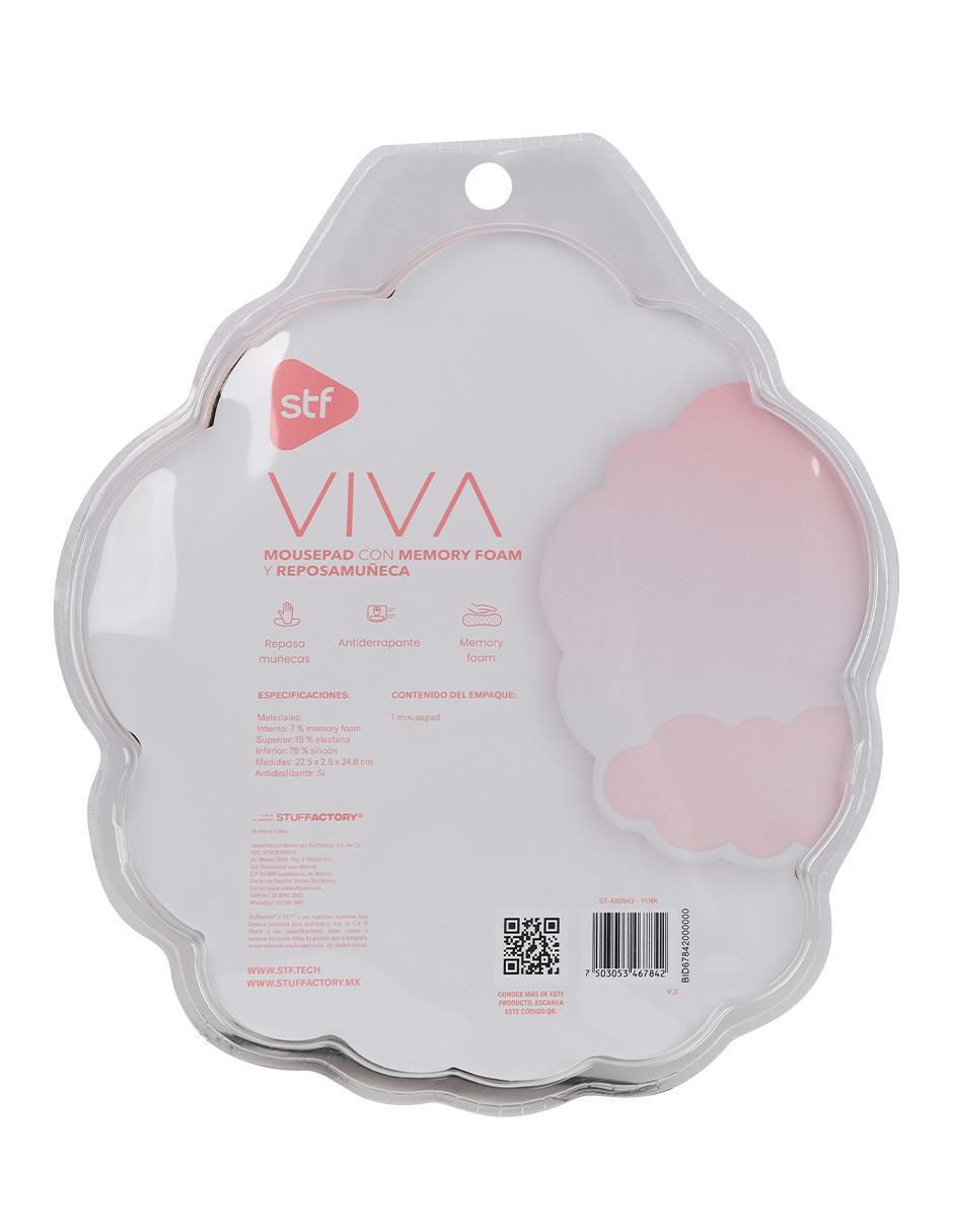 Mouse pad con apoyo para muñeca antideslizante