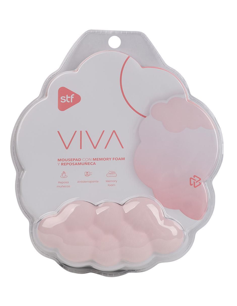 Mouse pad con apoyo para muñeca antideslizante