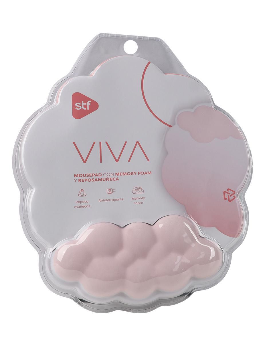 Mouse pad con apoyo para muñeca antideslizante