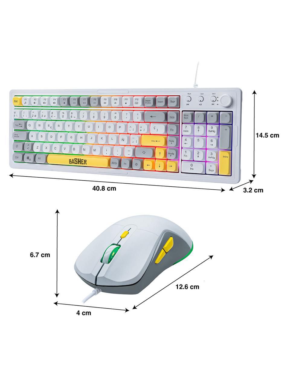 Teclado gamer alámbrico BASH-6000 7