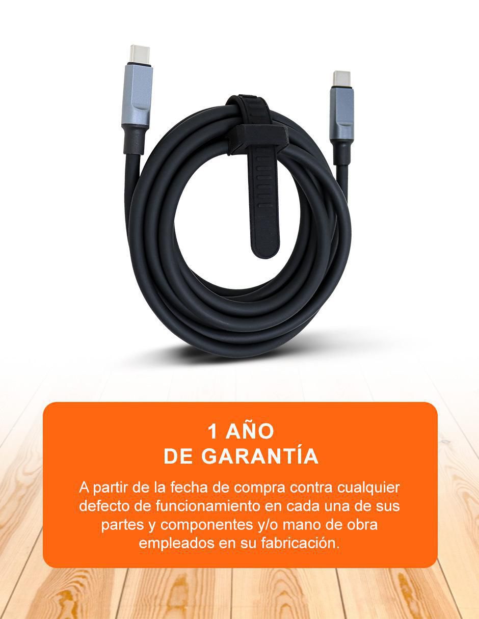Cable USB C a tipo USB C de 2 m 7