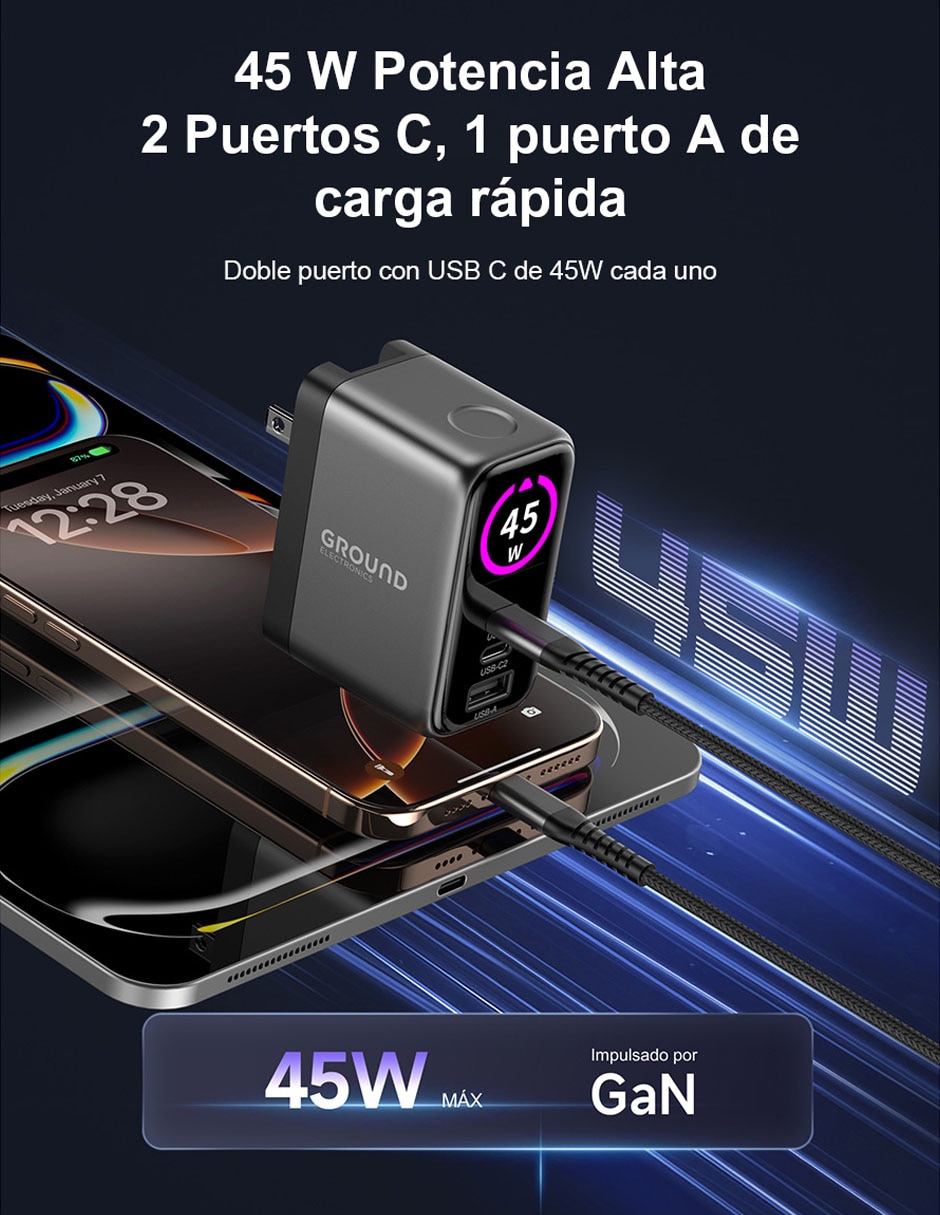 Cargador pared de 45 W 7