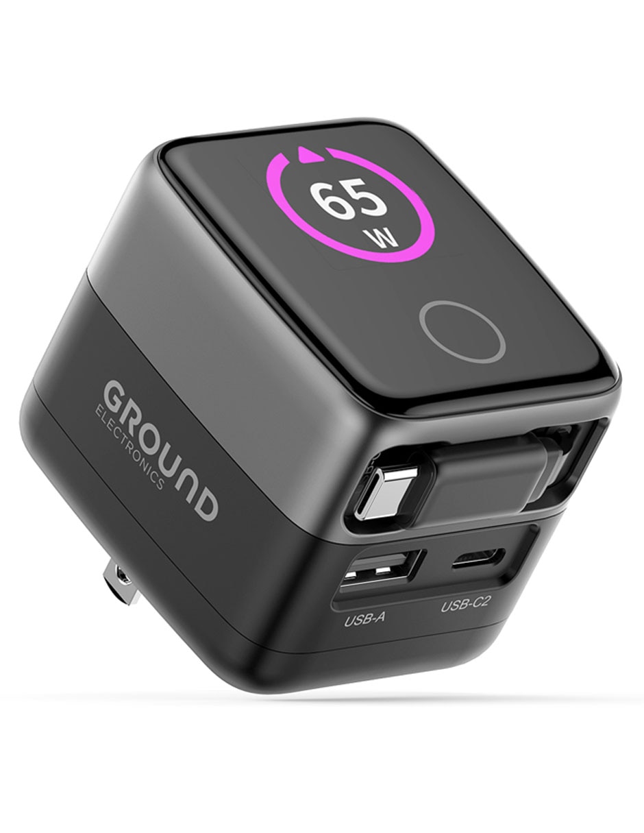 Cargador de pared de 45W Micro USB + USB tipo C 2