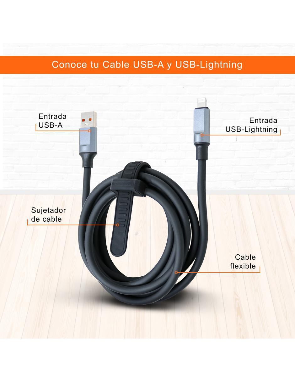 Cable usb a tipo lightning de 2 m 7