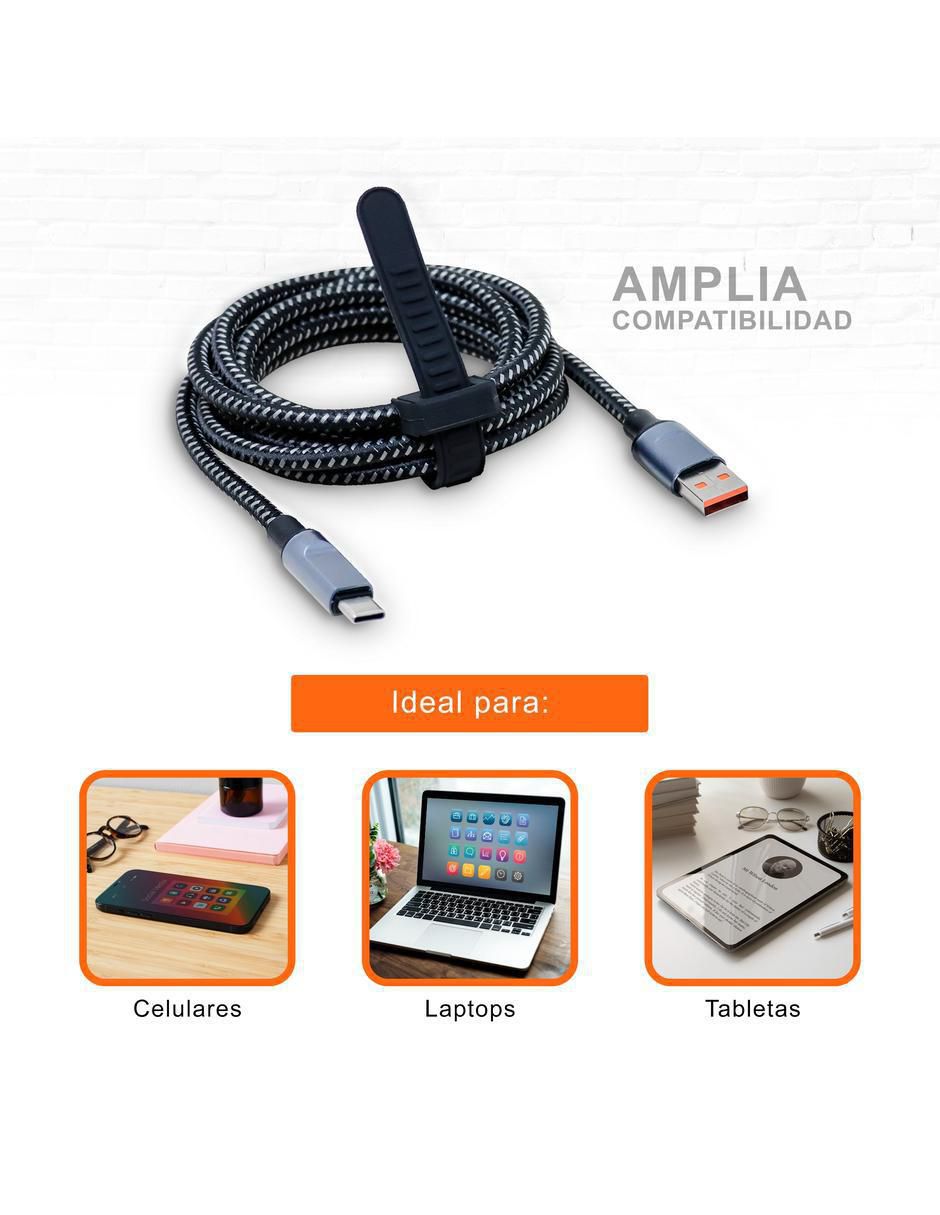 Cable usb c a tipo usb de 2 m 2