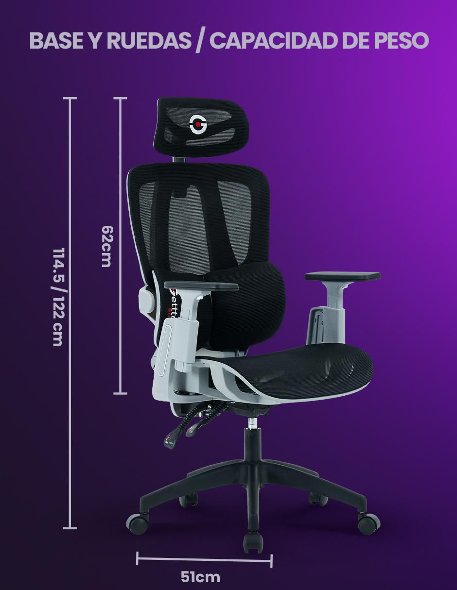 Silla gamer de mesh 14