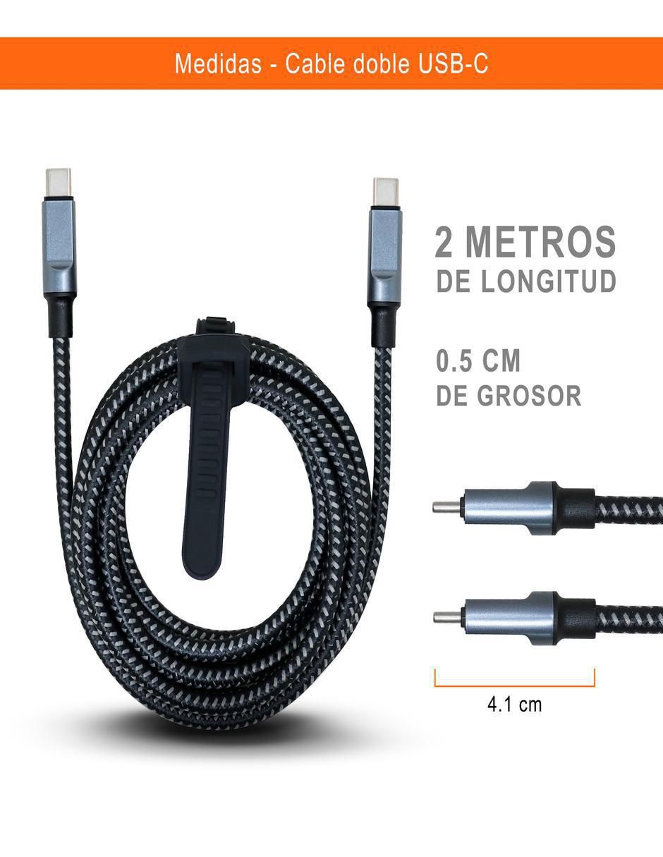 Cable USB C Black+Decker a tipo USB C de 2 m
