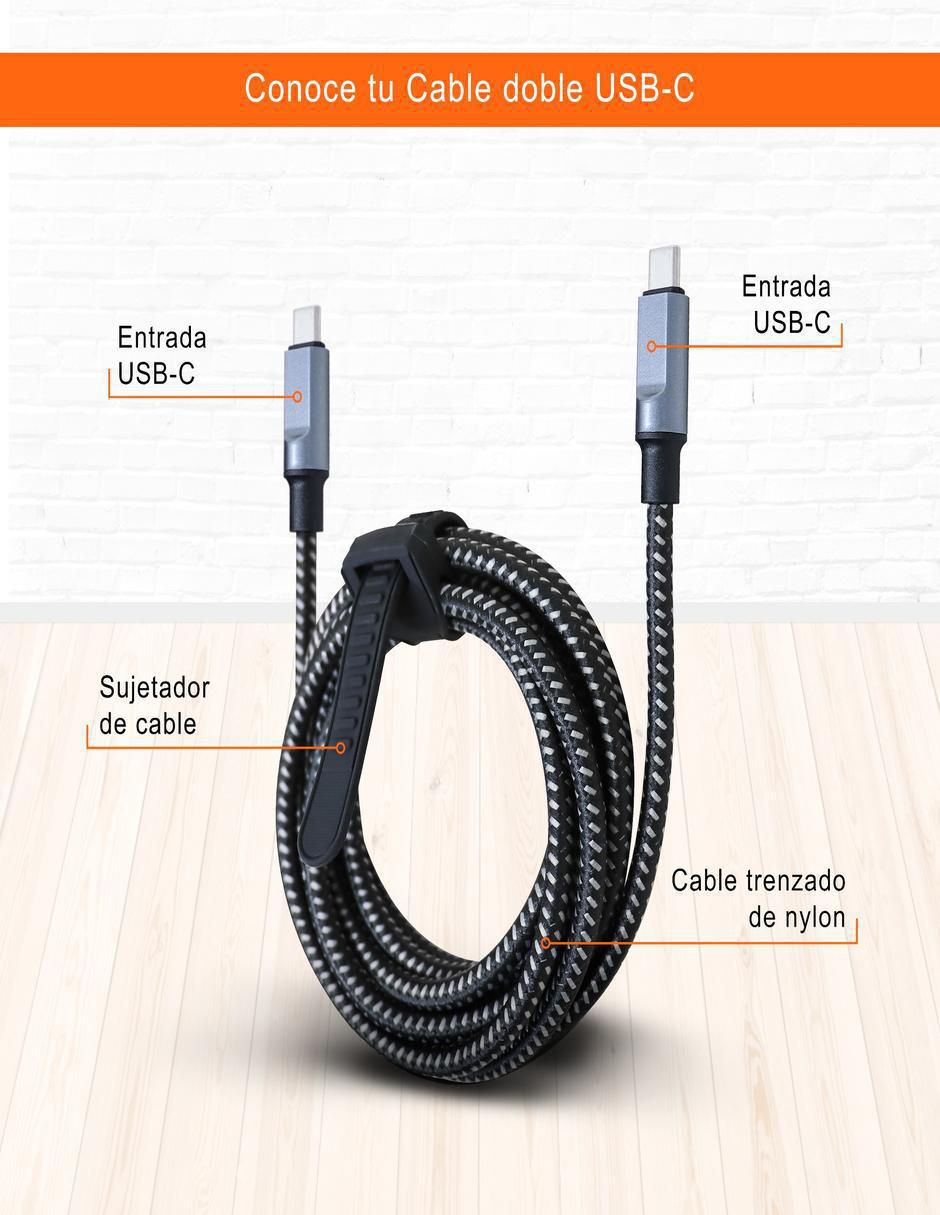 Cable USB C Black+Decker a tipo USB C de 2 m