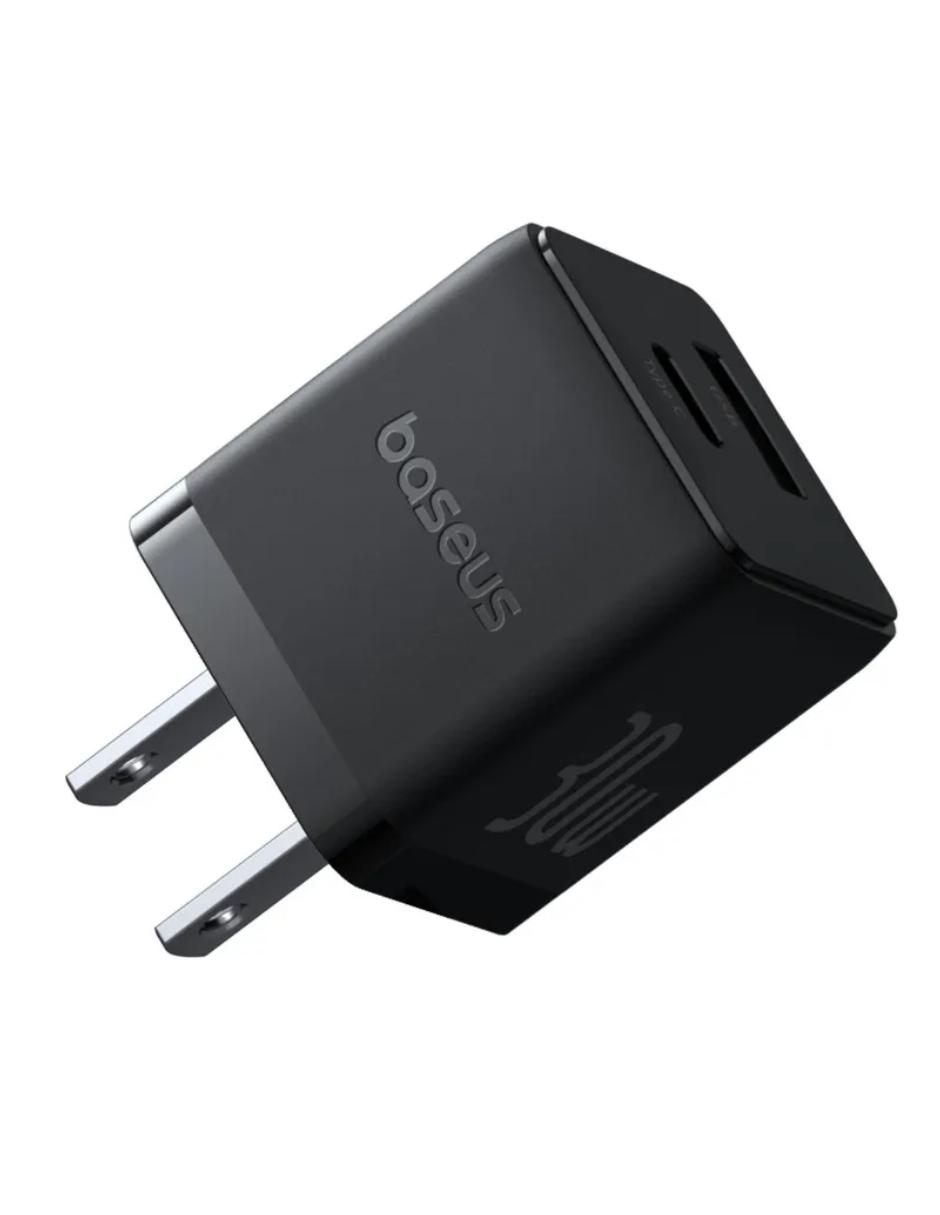 Cargador pared Palm series fast charger USB + USB tipo C 30 W 5