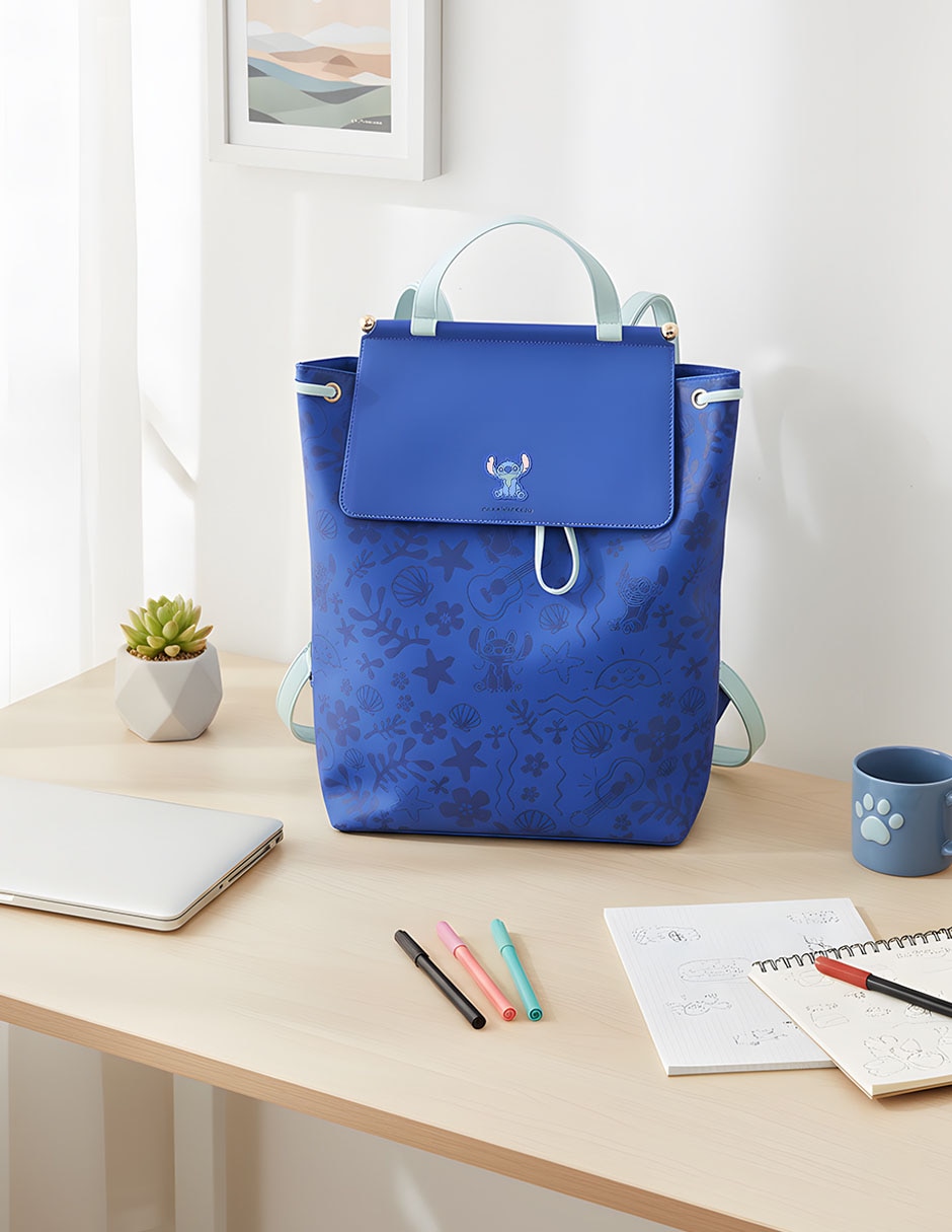 Mochila casual Stitch Ground impermeable para mujer