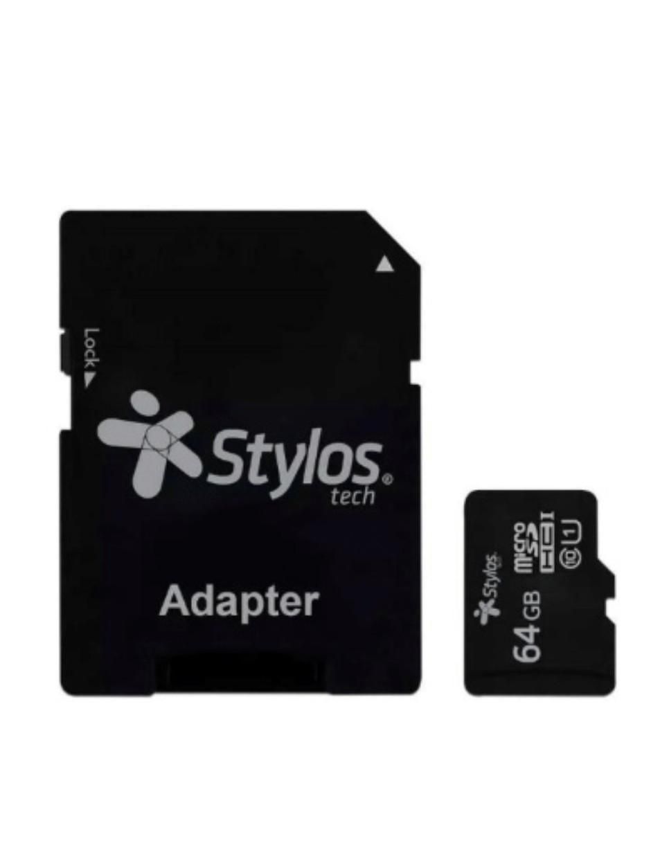 Memoria SDHC Stylos Tech capacidad 64 GB