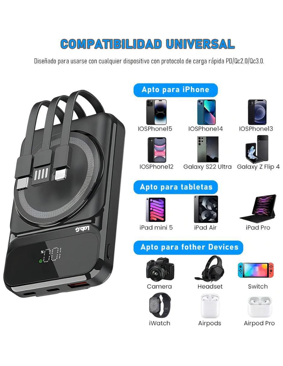 Batería portátil Lab.G 10000 mAh