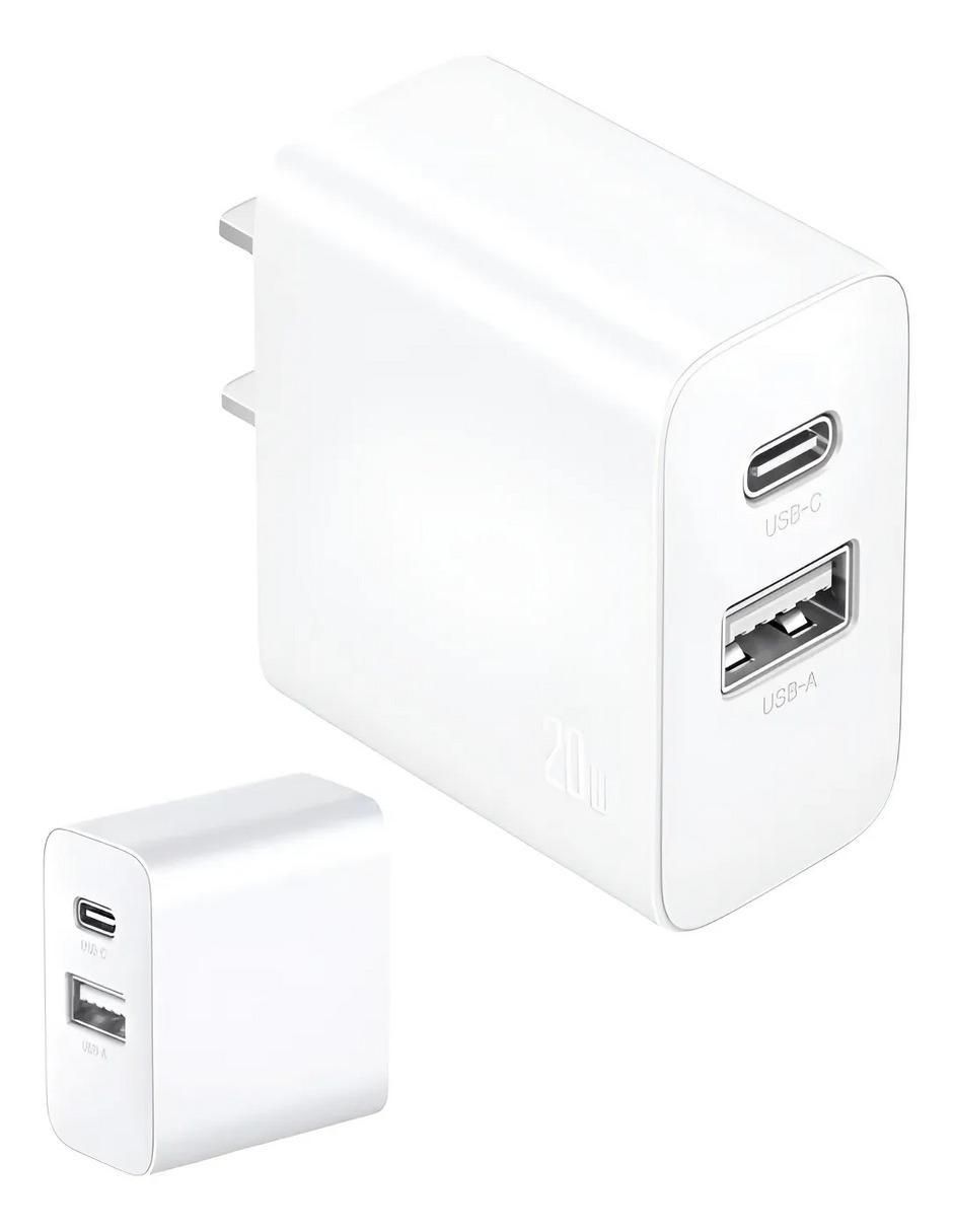 Cargador pared de 20 W USB + USB tipo C G08E2B