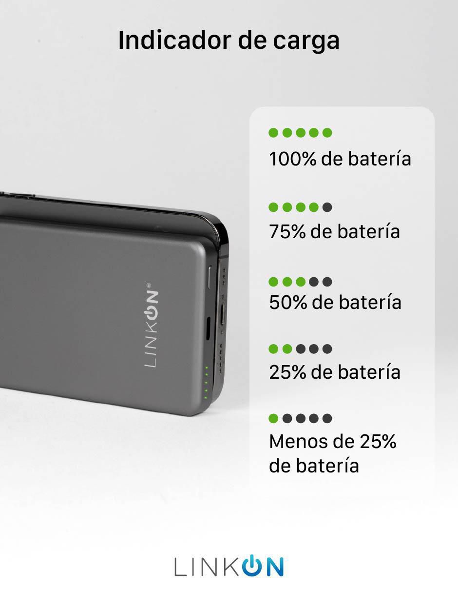 Batería portátil Linkon 5000 mAh Power Mag 5000