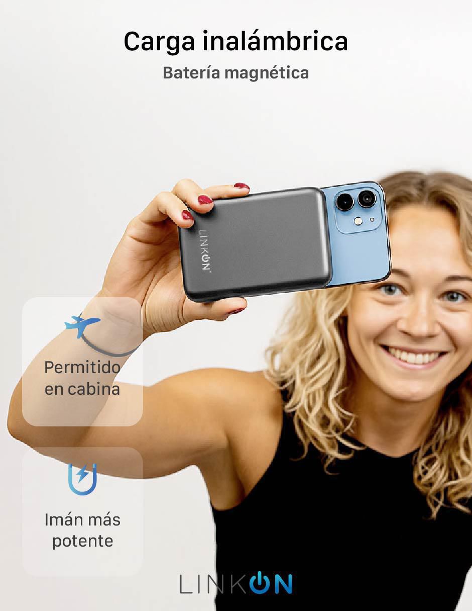 Batería portátil Linkon 10000 mAh Power mag 10.000 mAh