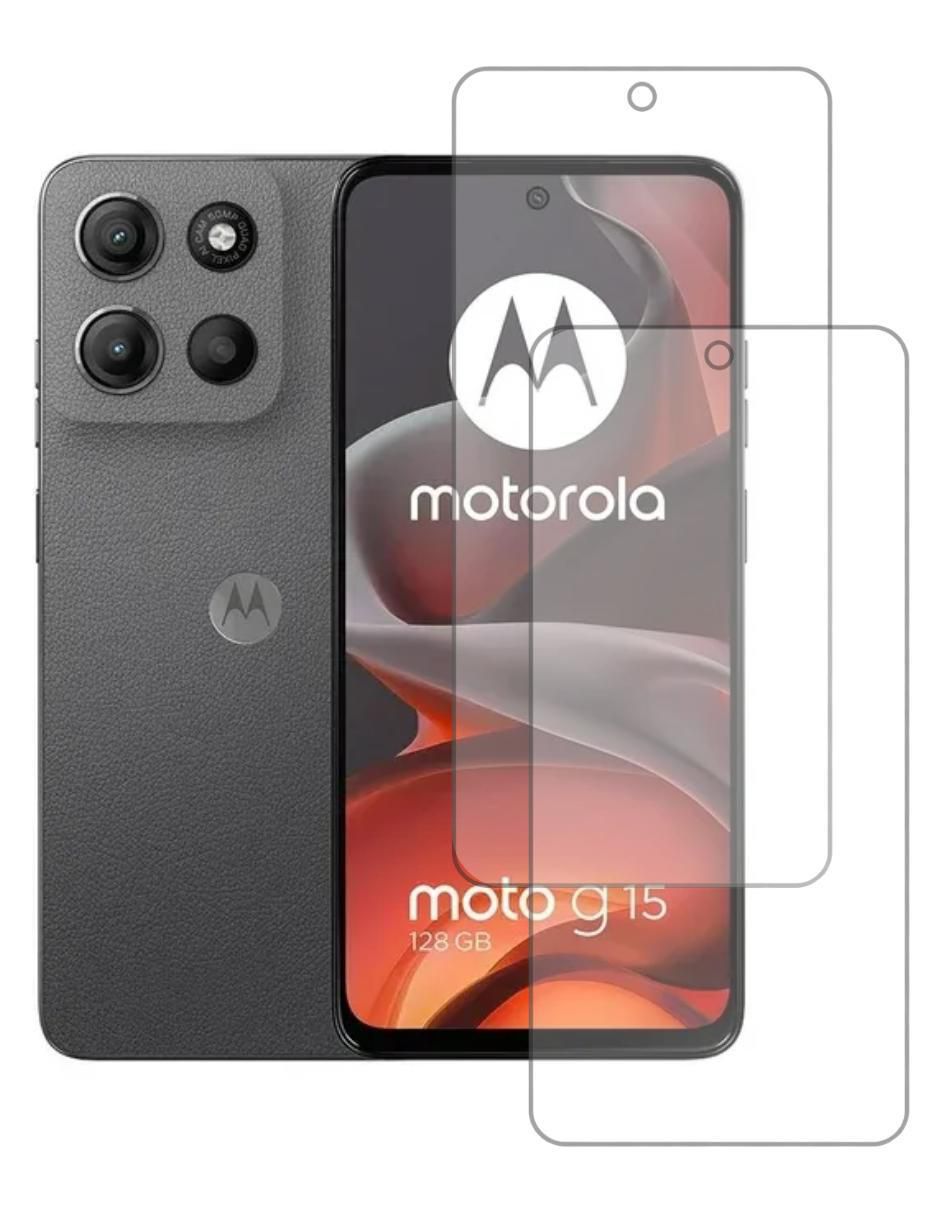 Mica para smartphone compatible con moto g15 de hidrogel