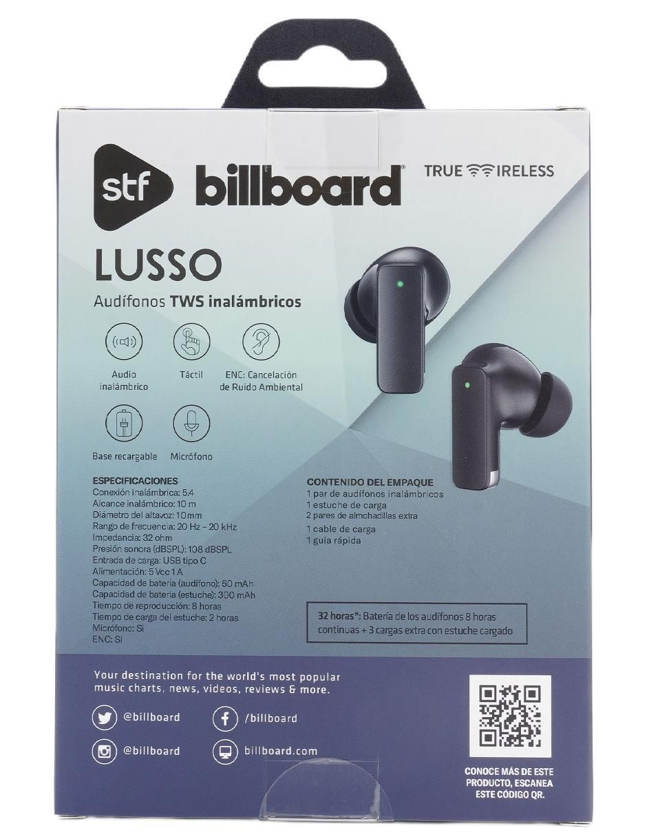 Audífonos True Wireless Lusso inalámbricos con cancelacion de ruido 10