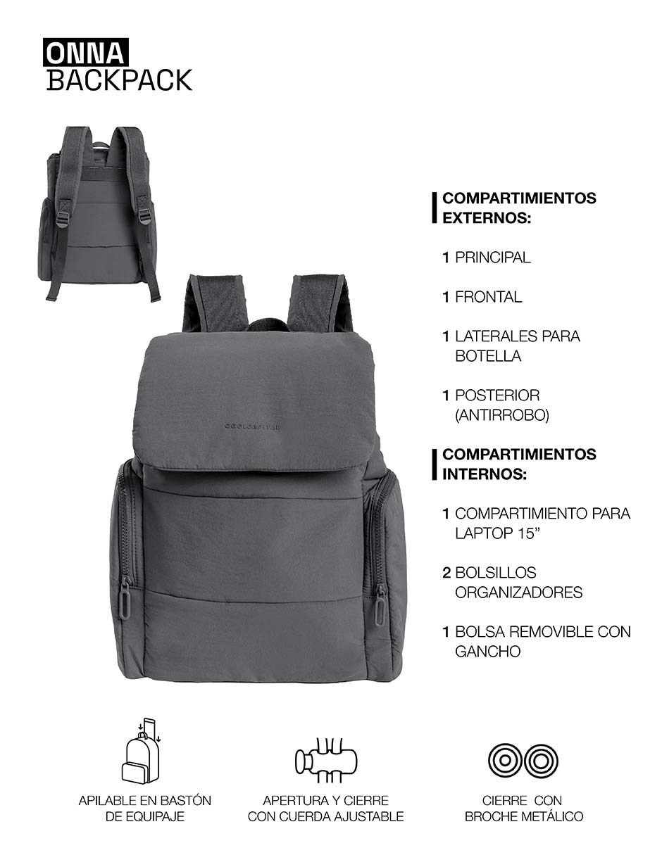 Mochila con portalaptop onna 6